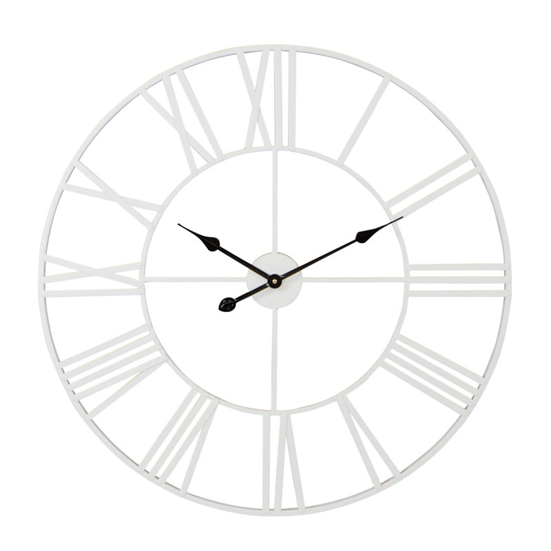 Laurel Foundry Modern Farmhouse Eisenhauer Metal Wall Clock & Reviews